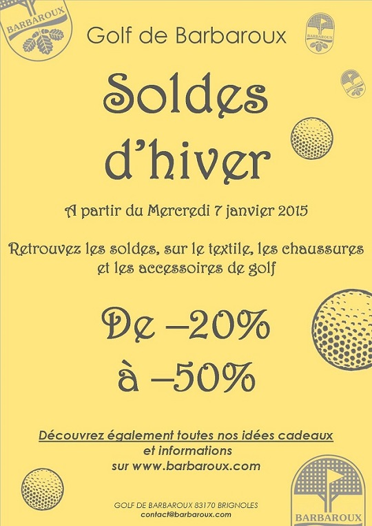 Soldes d'Hiver au Proshop