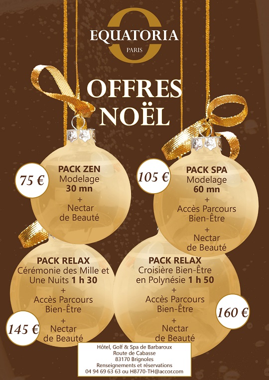 Offre de Noel Spa de Barbaroux