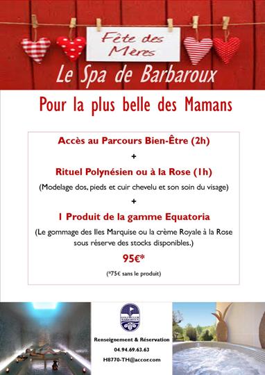 Offre spéciale Fête des Mères