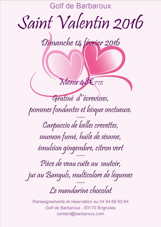 SAINT VALENTIN 2016