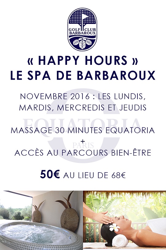 Happy Hours Novembre 2016