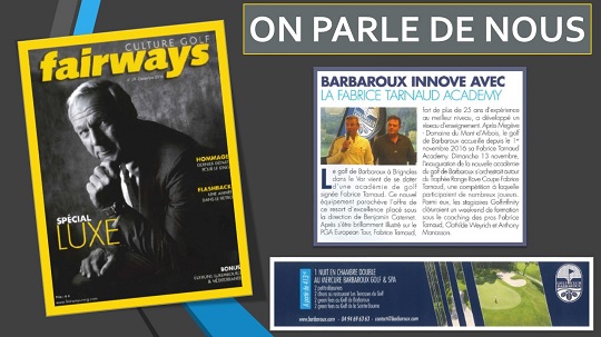 Fairways Décembre 2016 "On parle de nous"