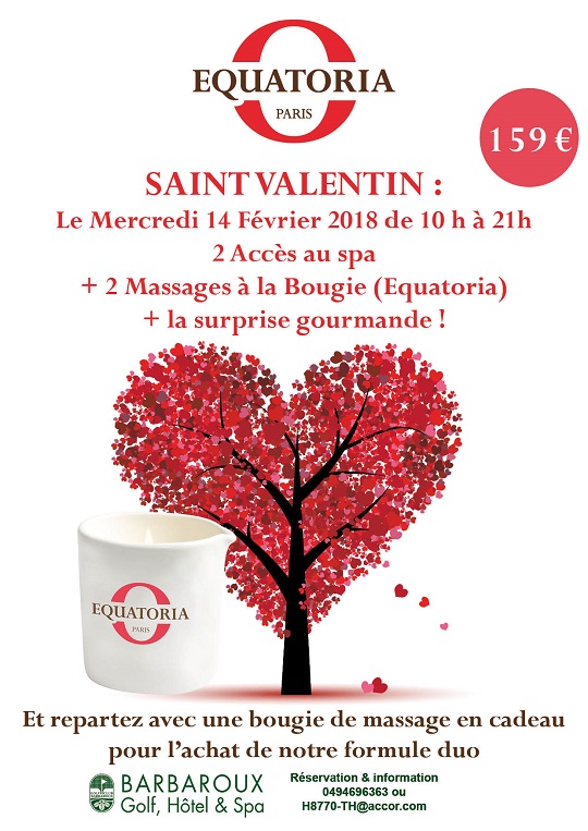 Offre SPA "Saint Valentin 2018"