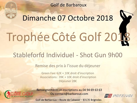 Trophée Côté Golf 2018