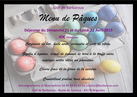 Déjeuner de Pâques 2019