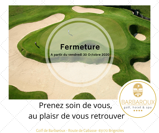 Fermeture Golf 